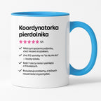 Kubek z nadrukiem "Koordynatorka pierdolnika"