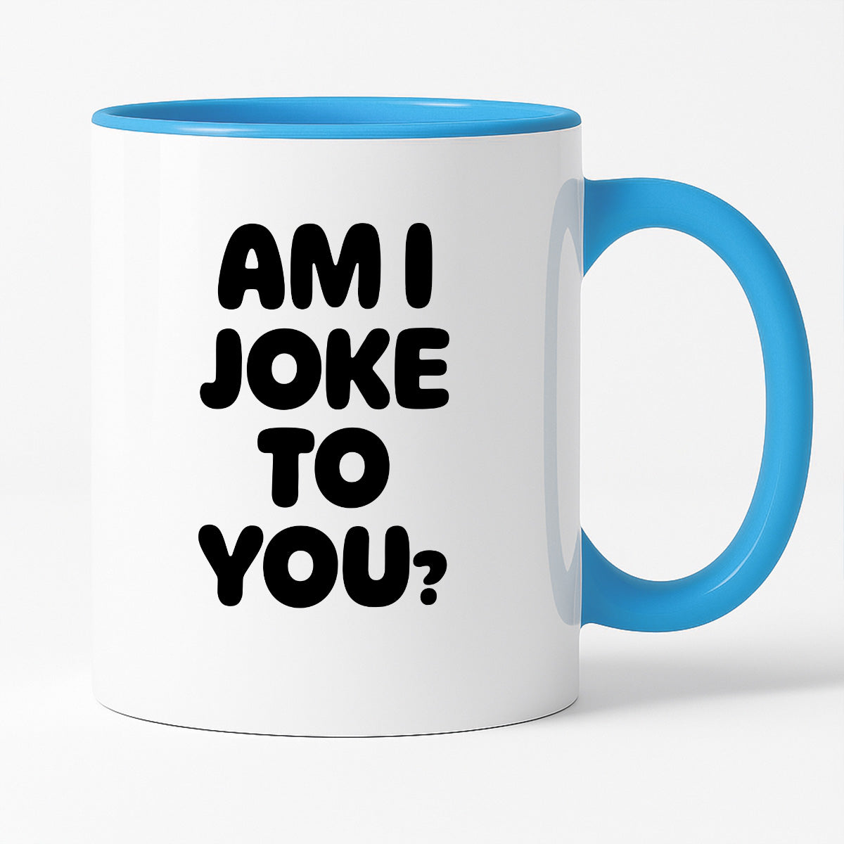 Kubek z nadrukiem - "AM I JOKE TO YOU?"
