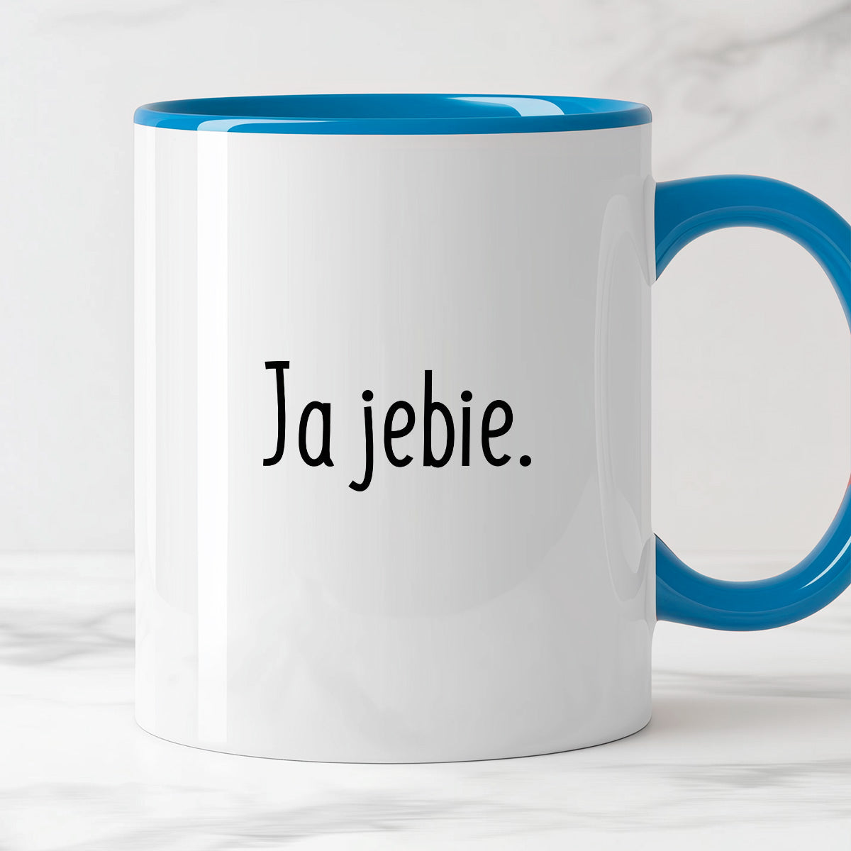 Kubek z nadrukiem "Ja jebie."