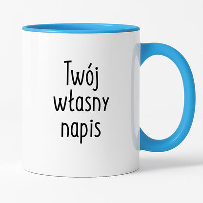 Kubek spersonalizowany z własnym napisem II