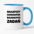 Kubek z nadrukiem - "Najlepszy generator bojowych zadań"