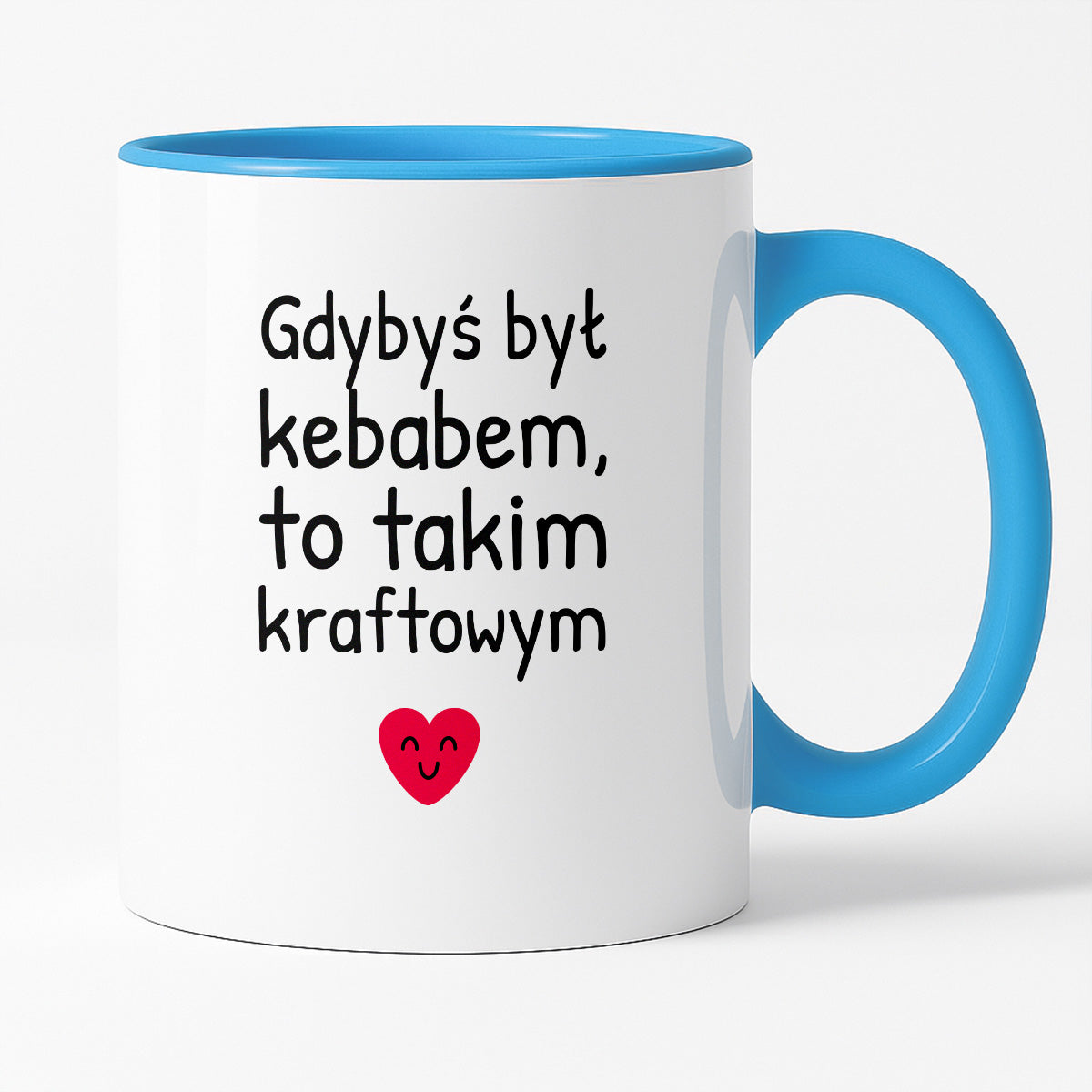Kubek z nadrukiem - "Gdybyś był kebabem, to takim kraftowym"