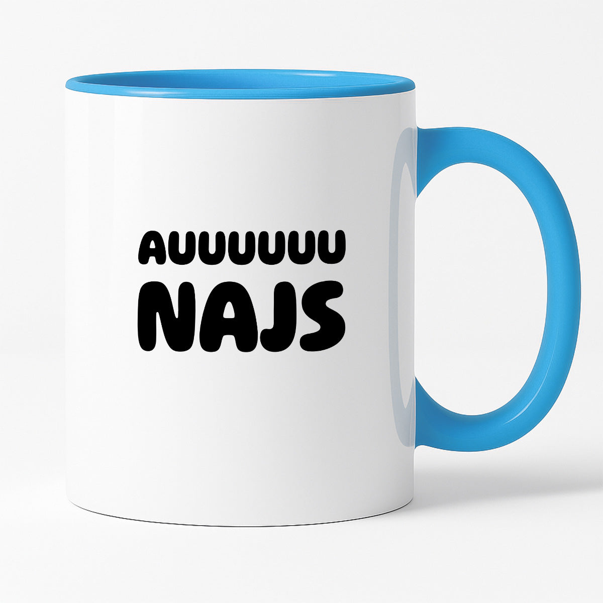 Kubek z nadrukiem - "Auuuuu NAJS"