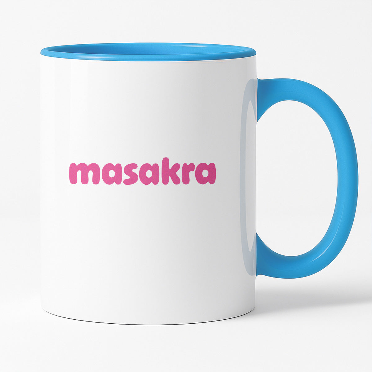 Kubek z nadrukiem "masakra"