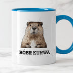 Kubek z nadrukiem "Bóbr kurwa"