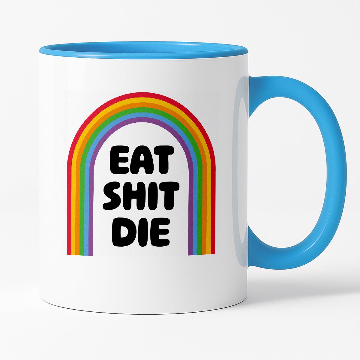 Kubek z nadrukiem "EAT SHIT DIE"