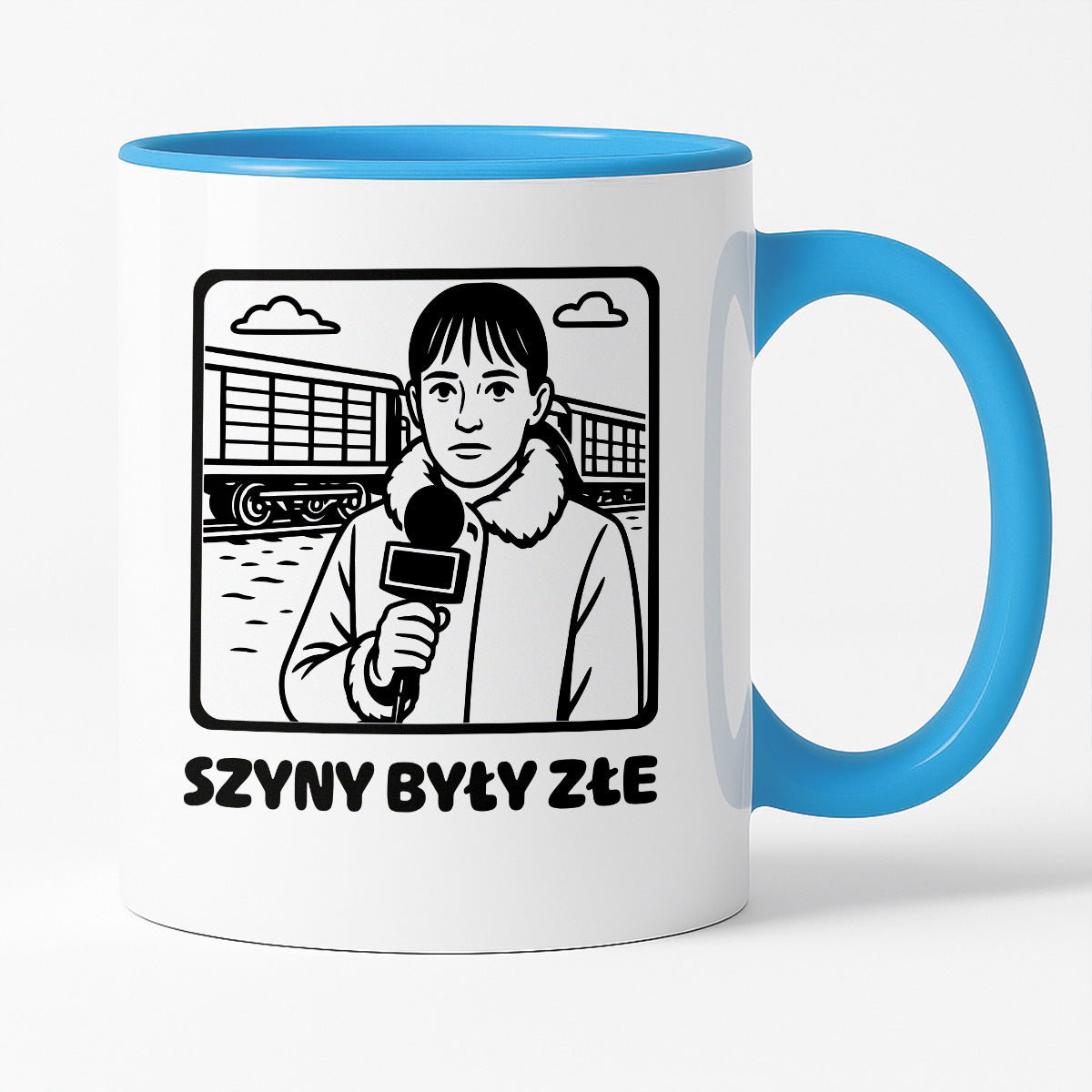 Kubek z nadrukiem - HITY POLSKIEGO INTERNETU - "Szyny były złe..."