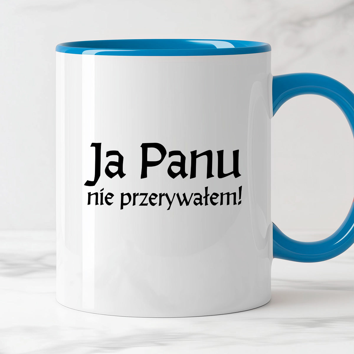 Kubek z nadrukiem "Ja Panu nie przerywałem!" v2