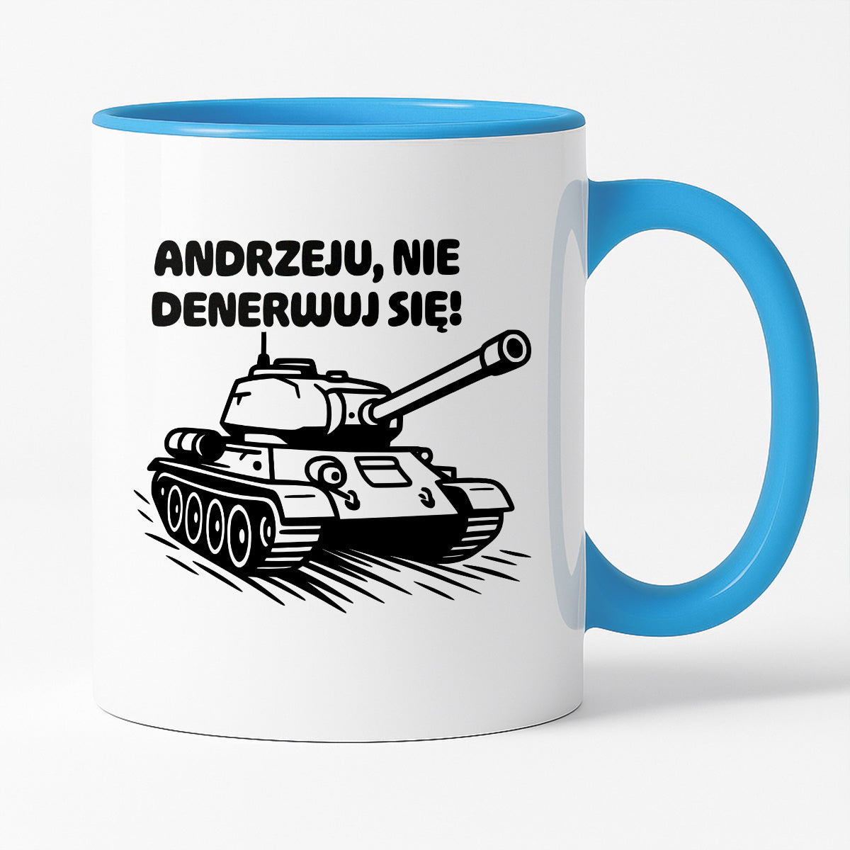 Kubek z nadrukiem - HITY POLSKIEGO INTERNETU - "Andrzeju, nie denerwuj się"