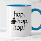 Kubek z nadrukiem "hop, hop, hop!" v2