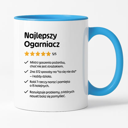 Kubek z nadrukiem "Najlepszy Ogarniacz"