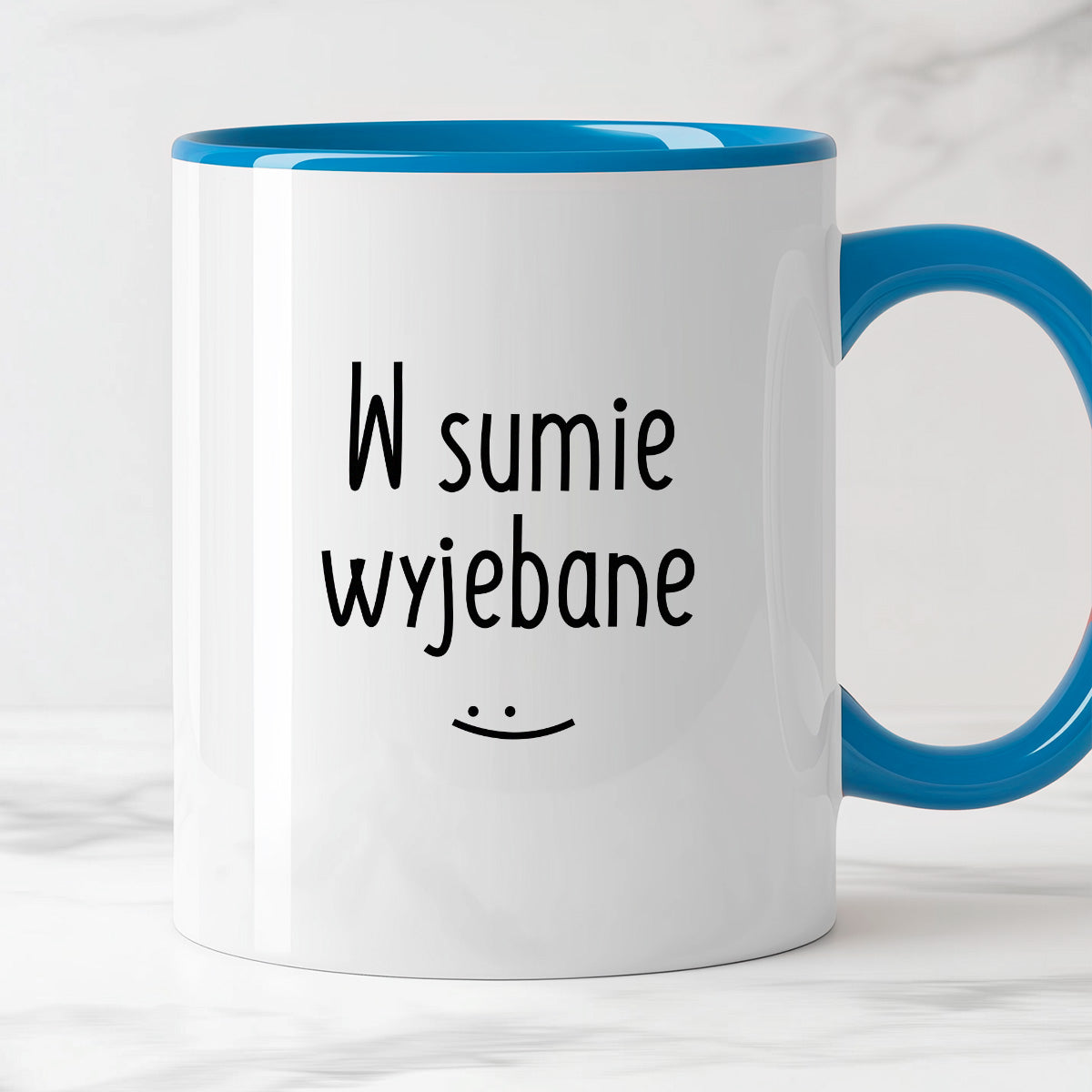 Kubek z nadrukiem "W sumie wyjebane"