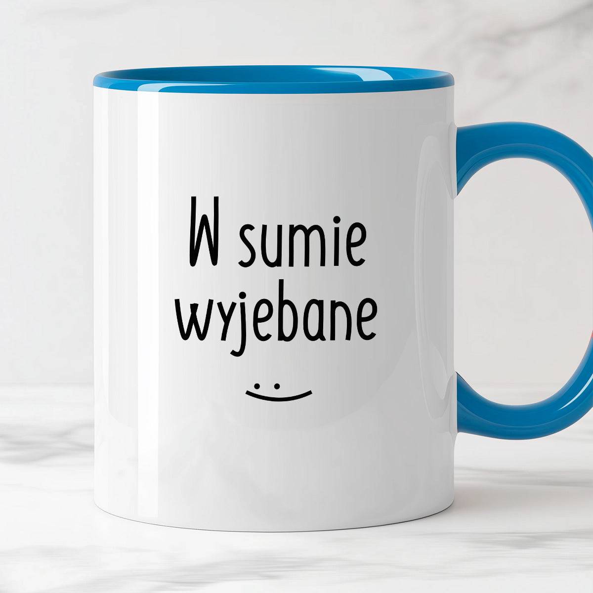 Kubek z nadrukiem "W sumie wyjebane" FB