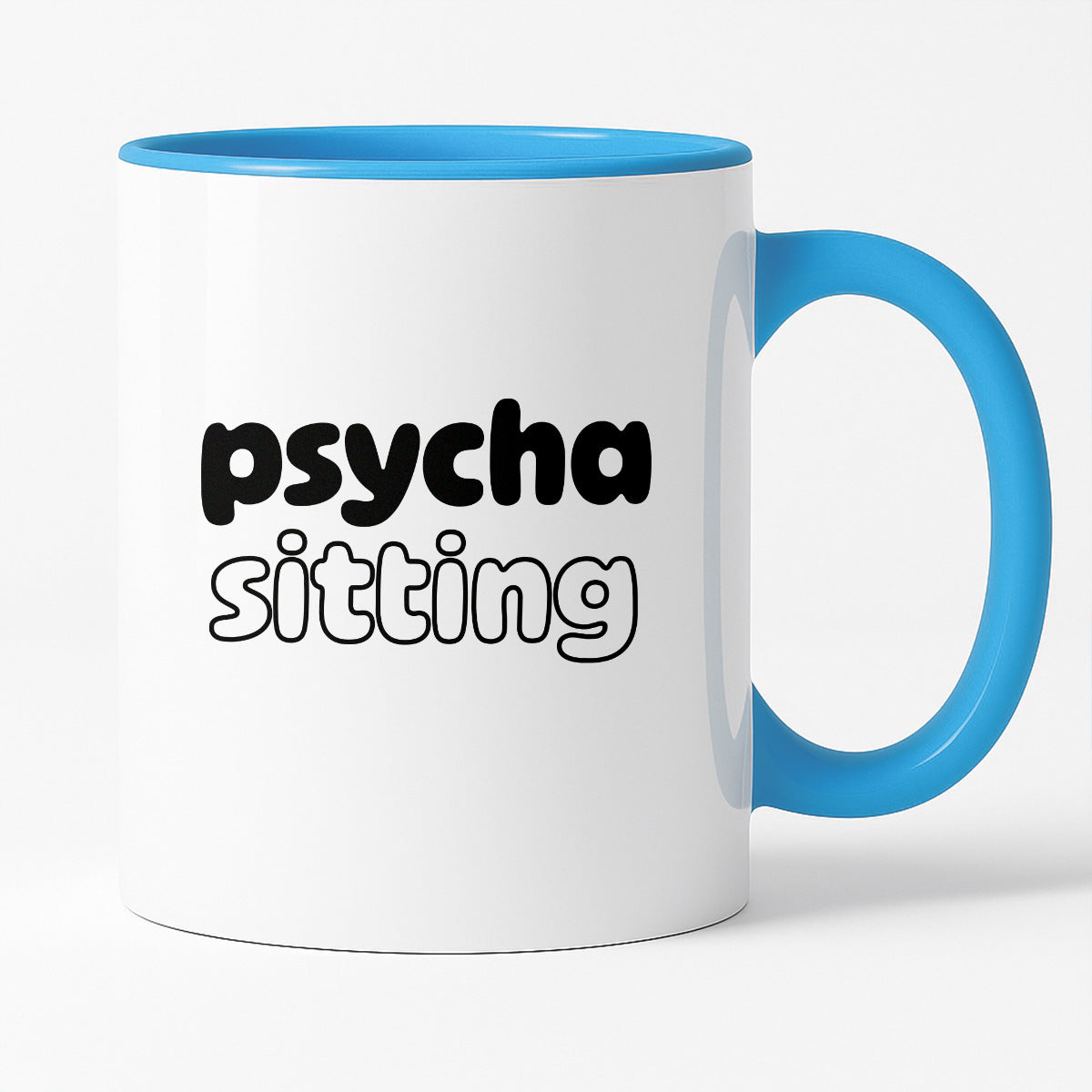 Kubek z nadrukiem - "Psycha sitting"