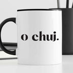 Kubek z nadrukiem "o chuj."