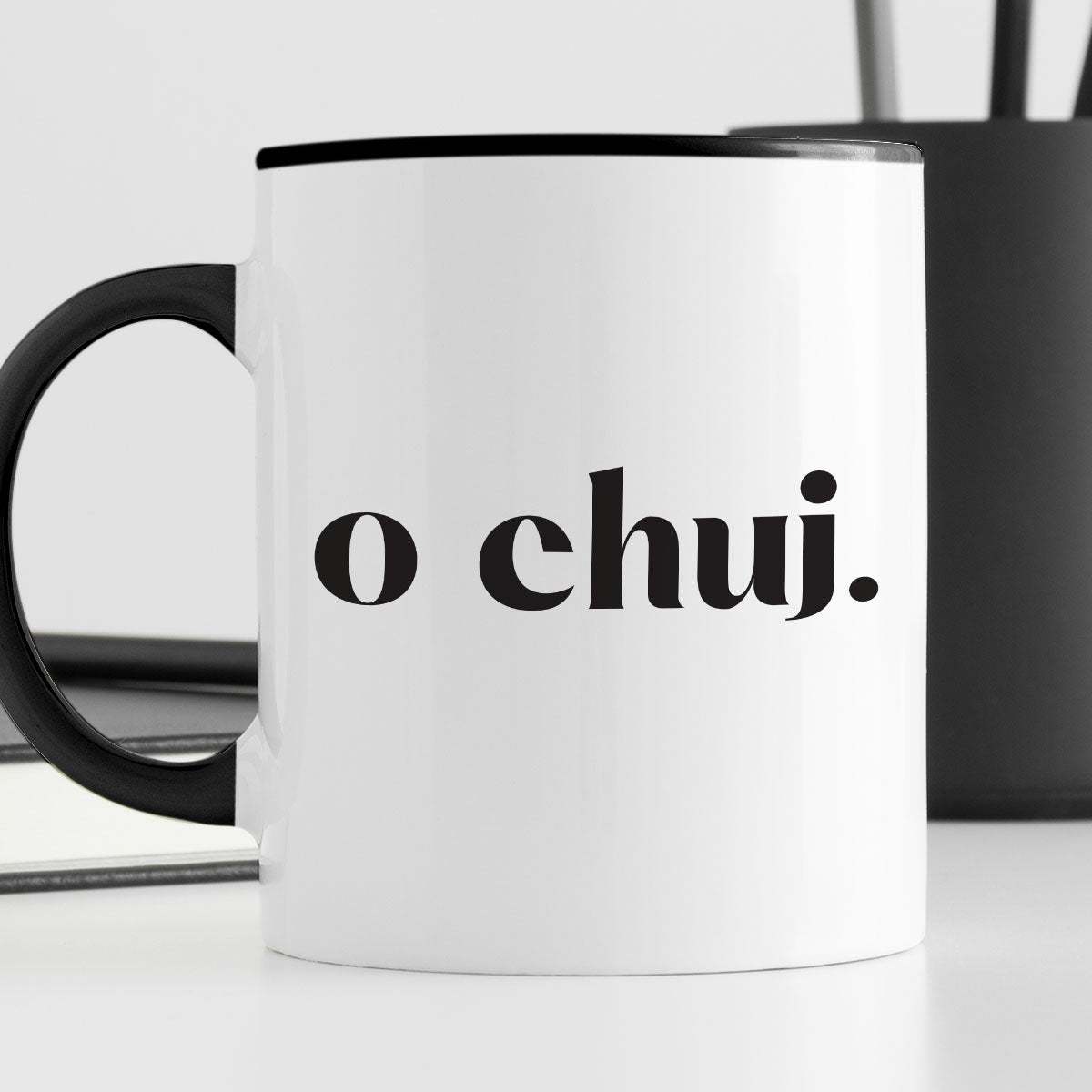 Kubek z nadrukiem "o chuj."