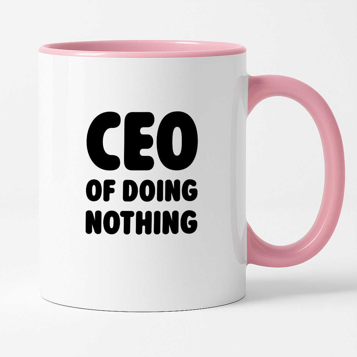 Kubek z nadrukiem - "CEO of doing nothing"