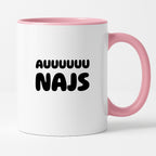 Kubek z nadrukiem - "Auuuuu NAJS"
