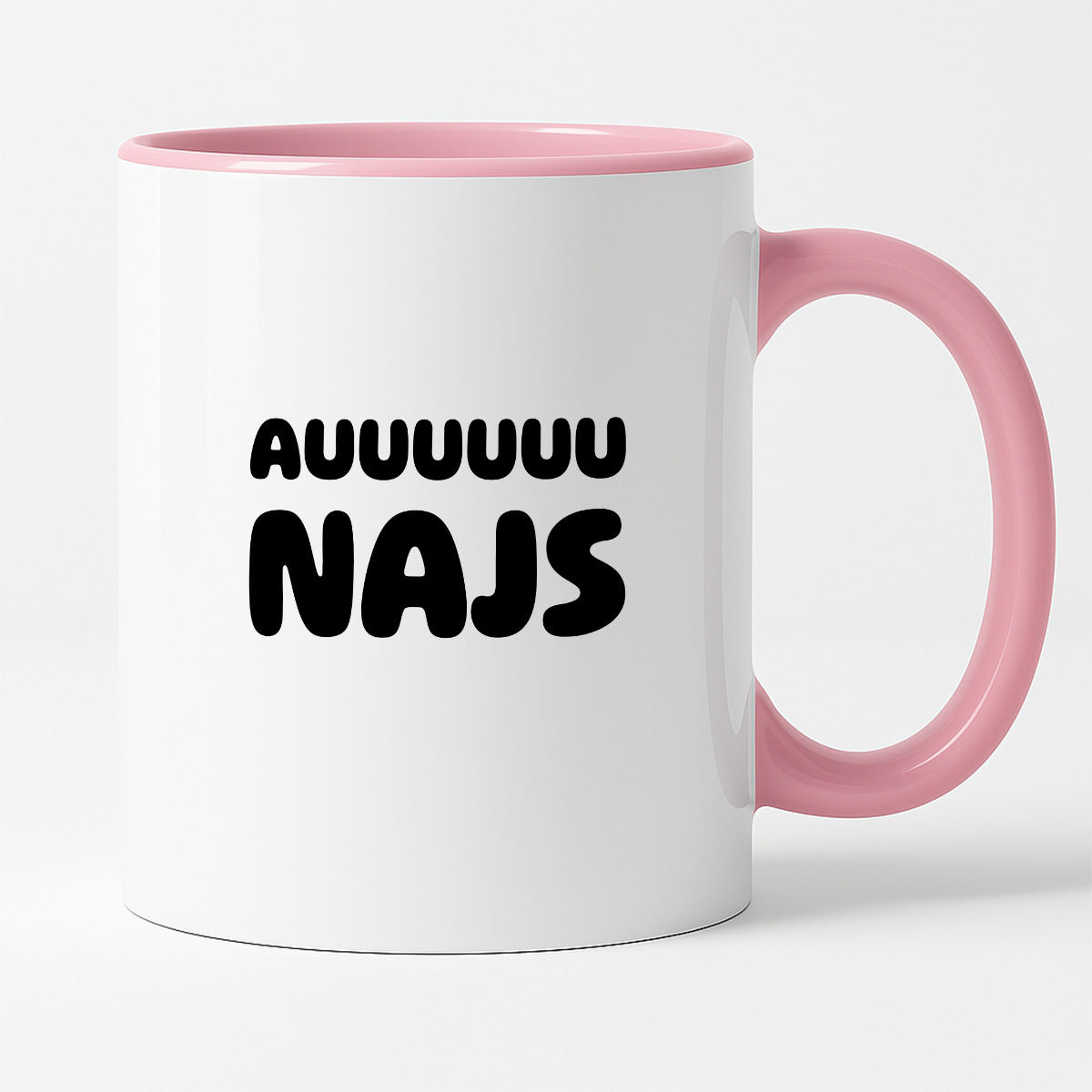 Kubek z nadrukiem - "Auuuuu NAJS"