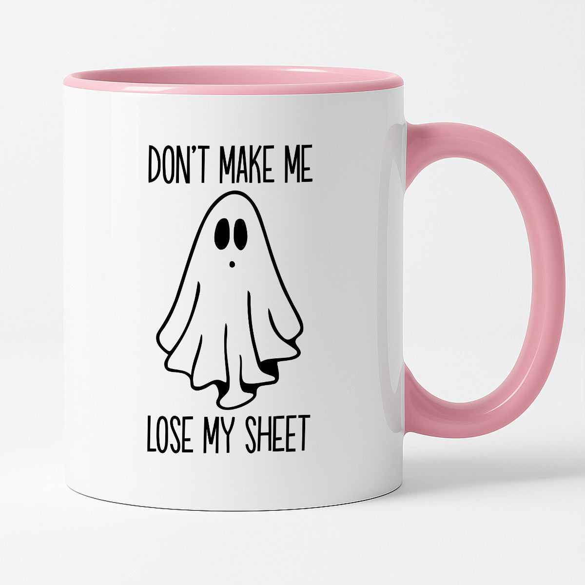Kubek z nadrukiem "Don't make me loose my sheet"