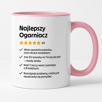 Kubek z nadrukiem "Najlepszy Ogarniacz"