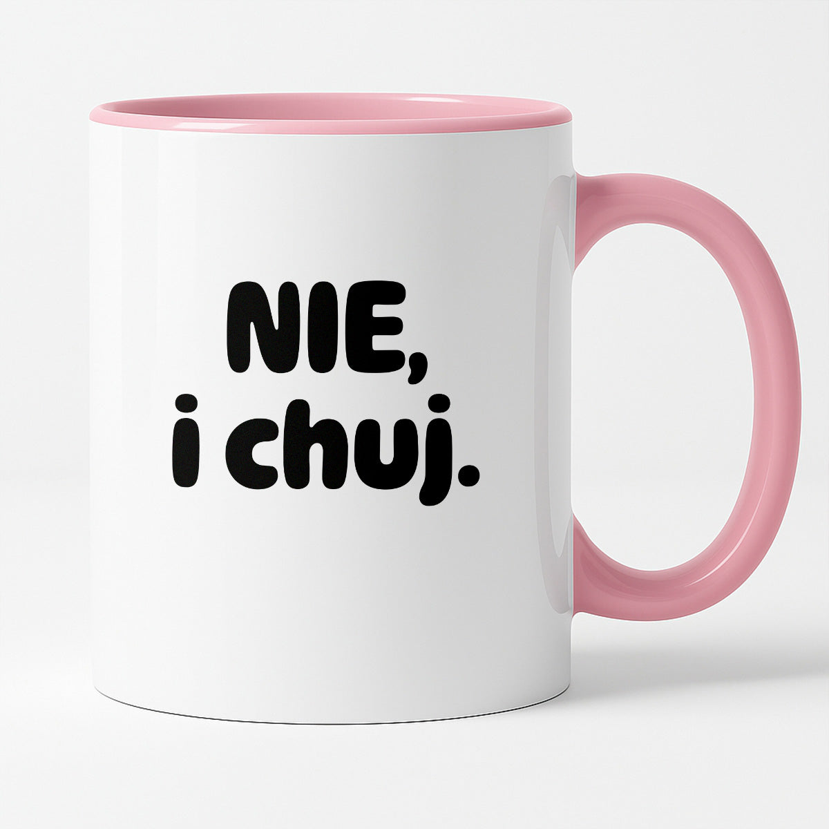 Kubek z nadrukiem - "NIE, i chuj."