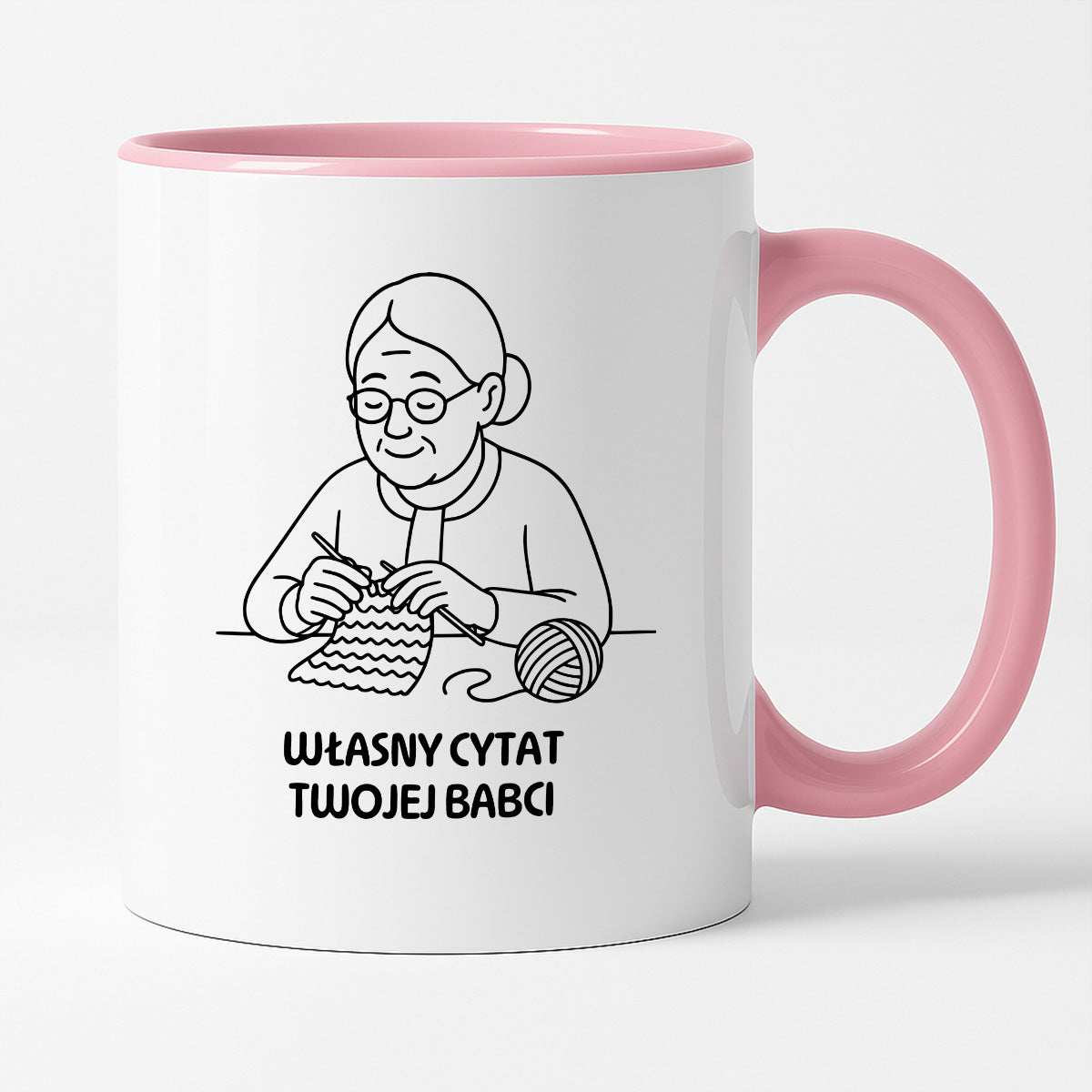 Kubek dla Babci / Dziadka - "Własny cytat"