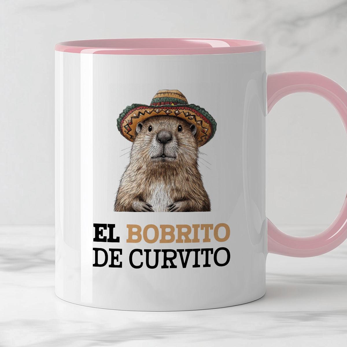 Kubek z nadrukiem "El bobrito de curvito"