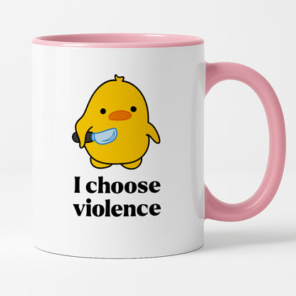 Kubek z nadrukiem - I choose violence