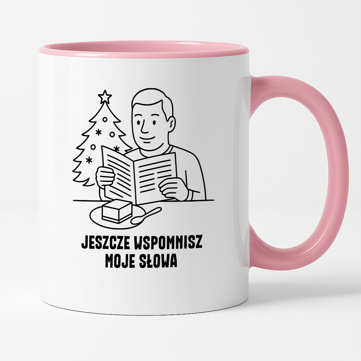 Kubek świąteczny z cytatem TATY - "Jeszcze wspomnisz moje słowa"