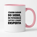 Kubek z nadrukiem - "Czasem gadam do siebie"
