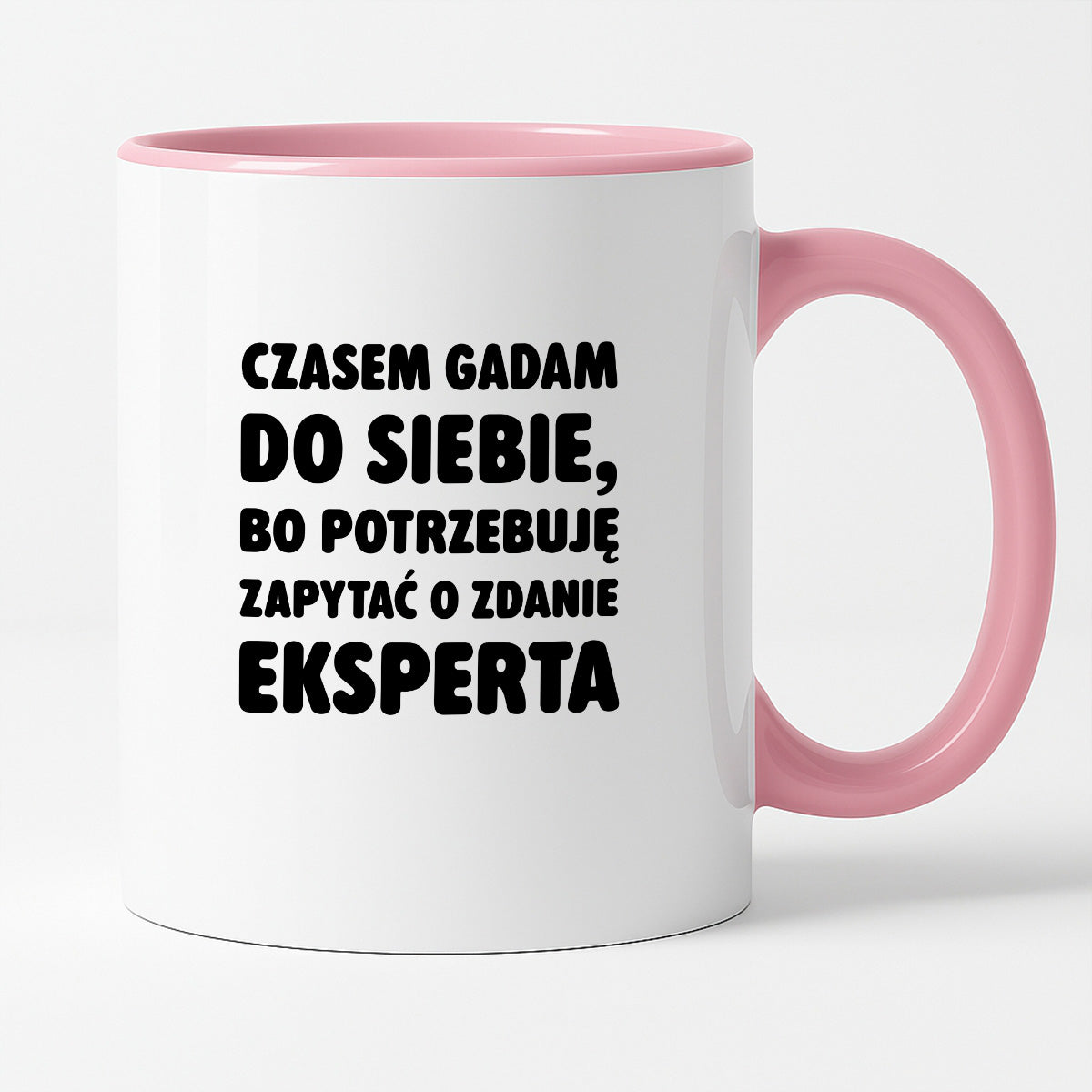 Kubek z nadrukiem - "Czasem gadam do siebie"