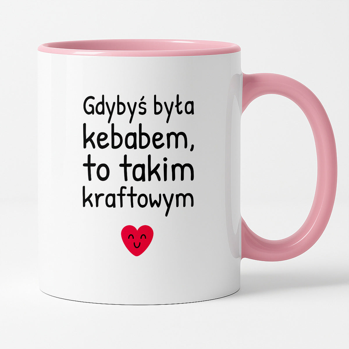 Kubek z nadrukiem - "Gdybyś była kebabem, to takim kraftowym"