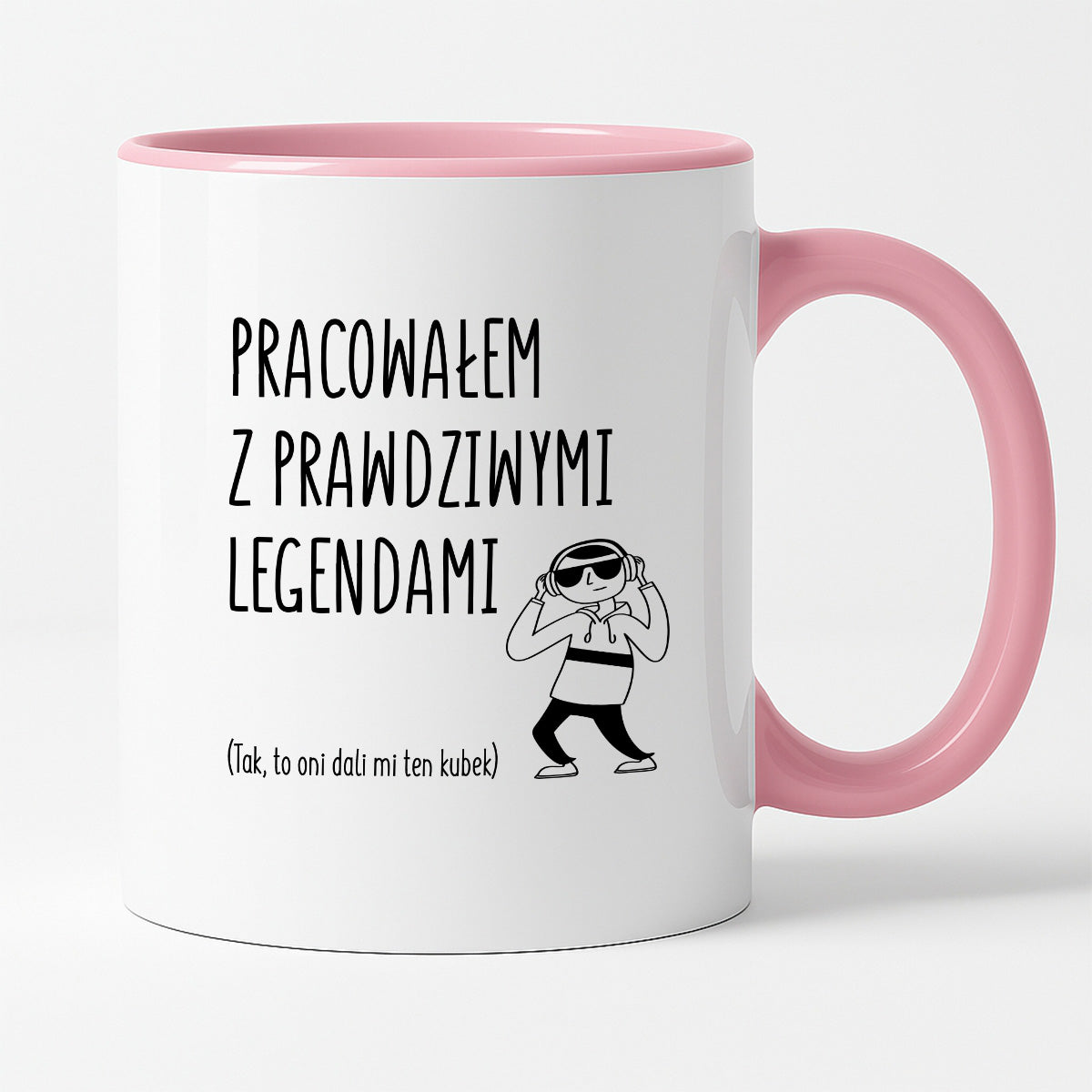 Kubek z nadrukiem na ODEJŚCIE Z PRACY - "Pracowałem z prawdziwymi legendami"