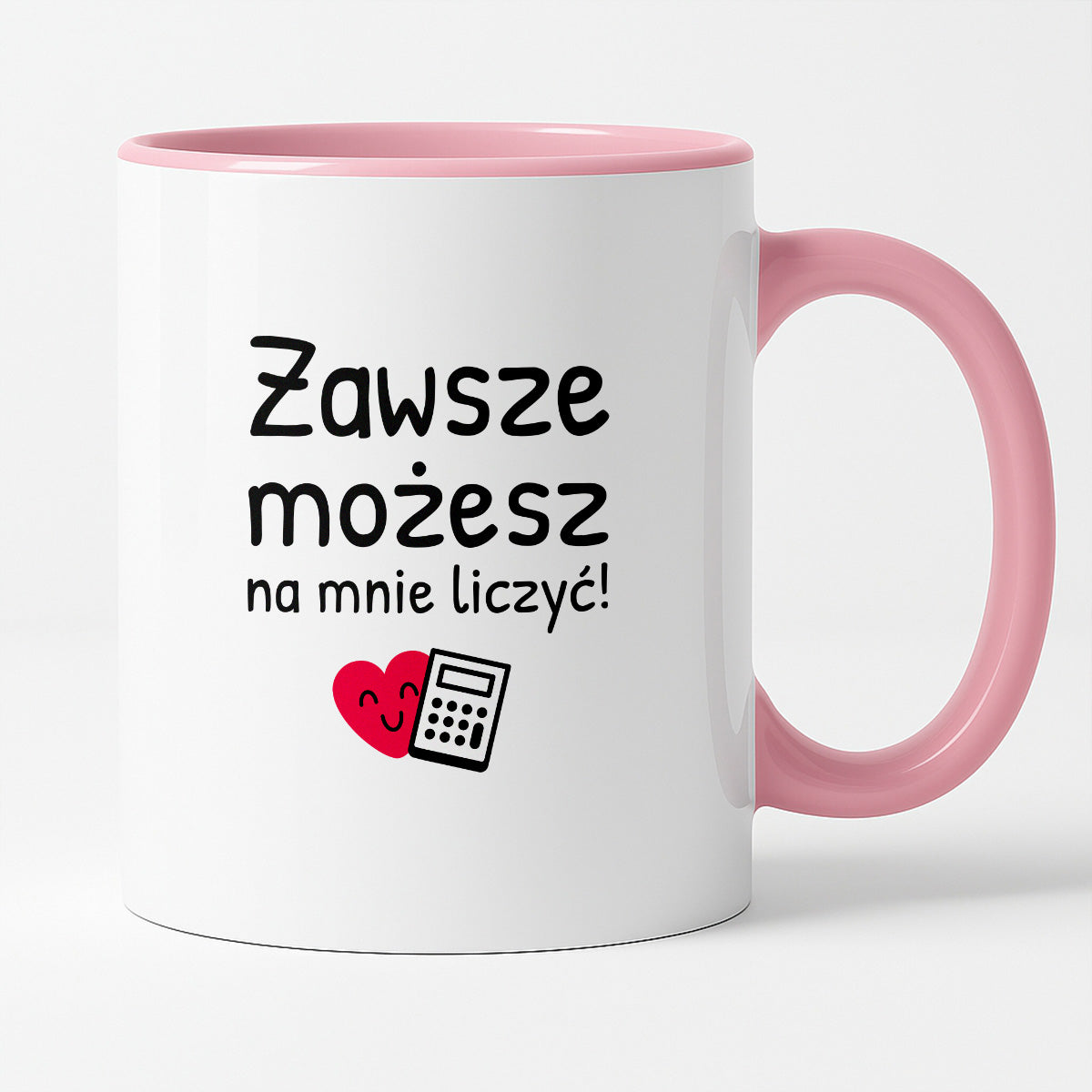 Kubek z nadrukiem - "Zawsze możesz na mnie liczyć"