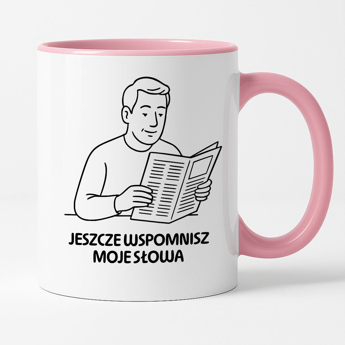 Kubek z nadrukiem "Jeszcze wspomnisz moje słowa" - Cytaty TATY - DZIEŃ TATY