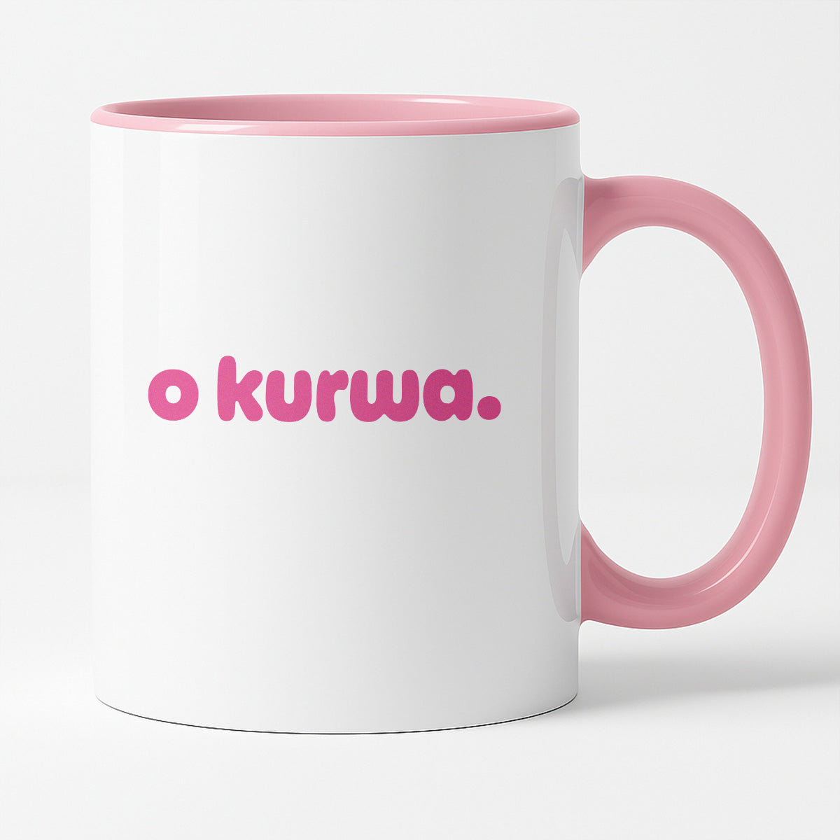 Kubek z nadrukiem "o kurwa" v2