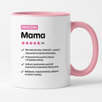 Kubek z nadrukiem - "Mama 5/5" z imieniem