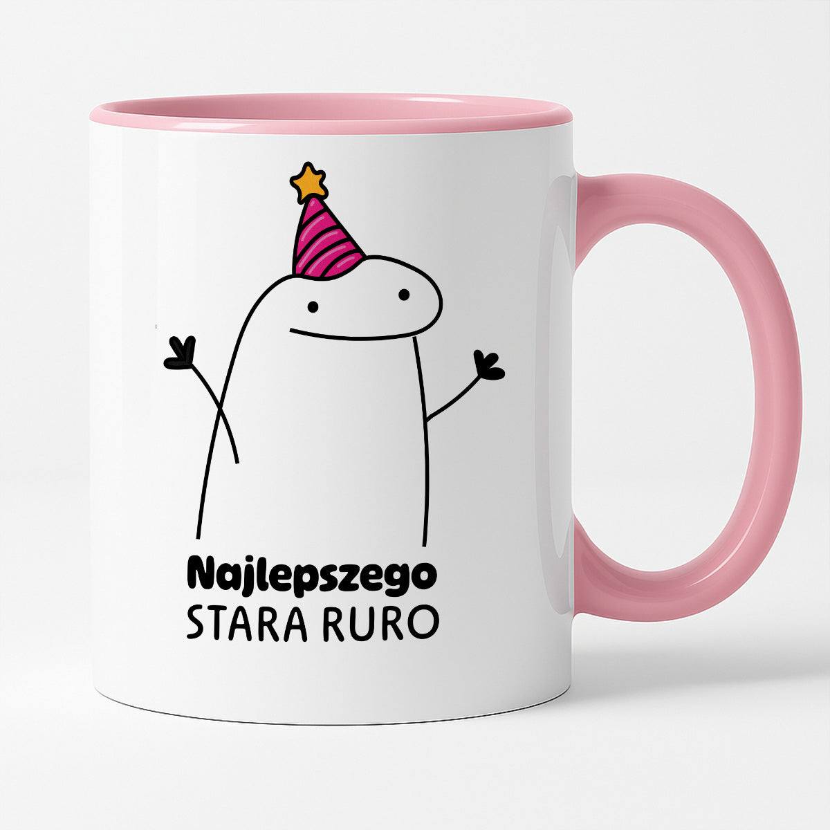 Kubek z nadrukiem - "Najlepszego stara ruro"