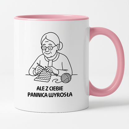 Kubek dla Babci / Dziadka - "Ale z Ciebie pannica wyrosła"