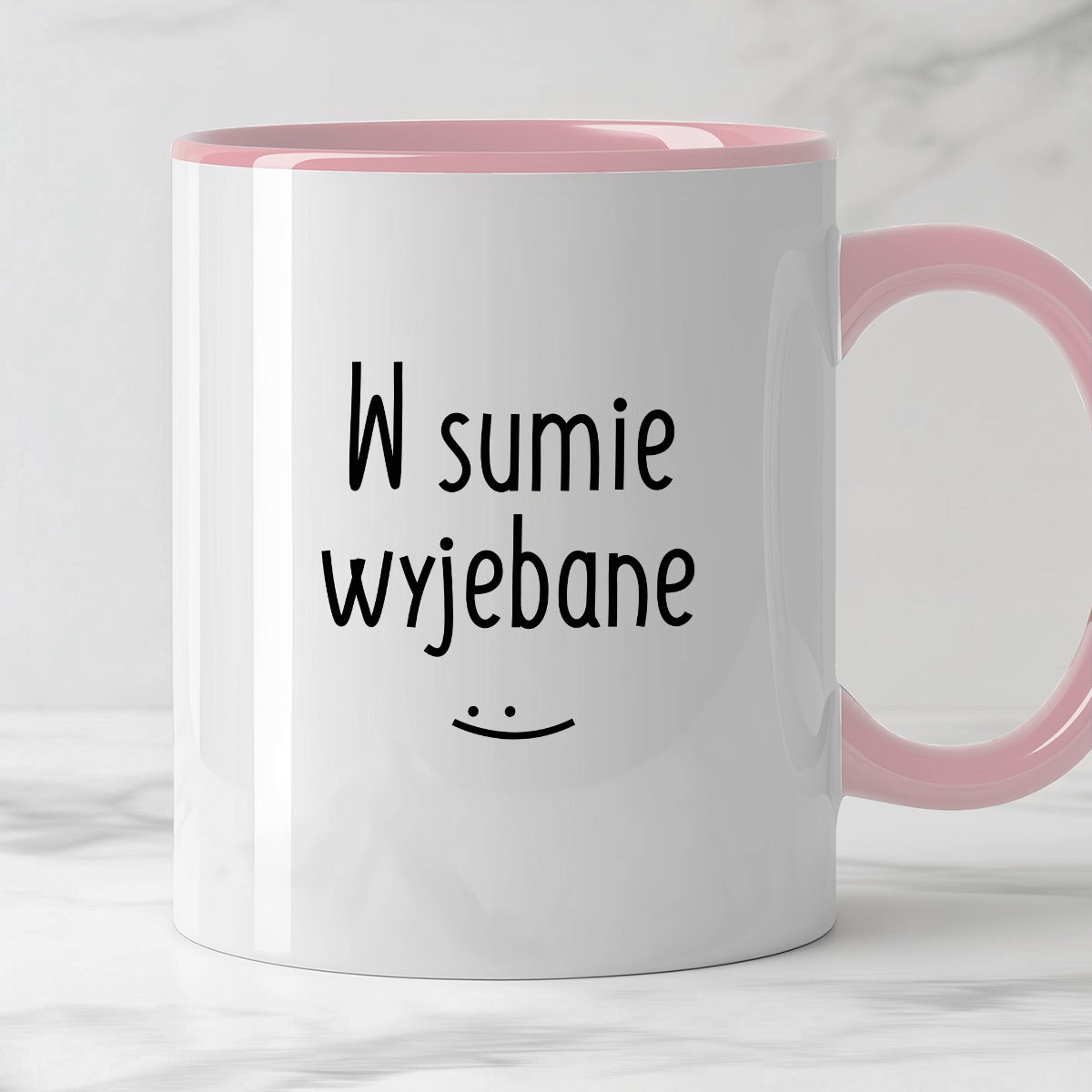 Kubek z nadrukiem "W sumie wyjebane"