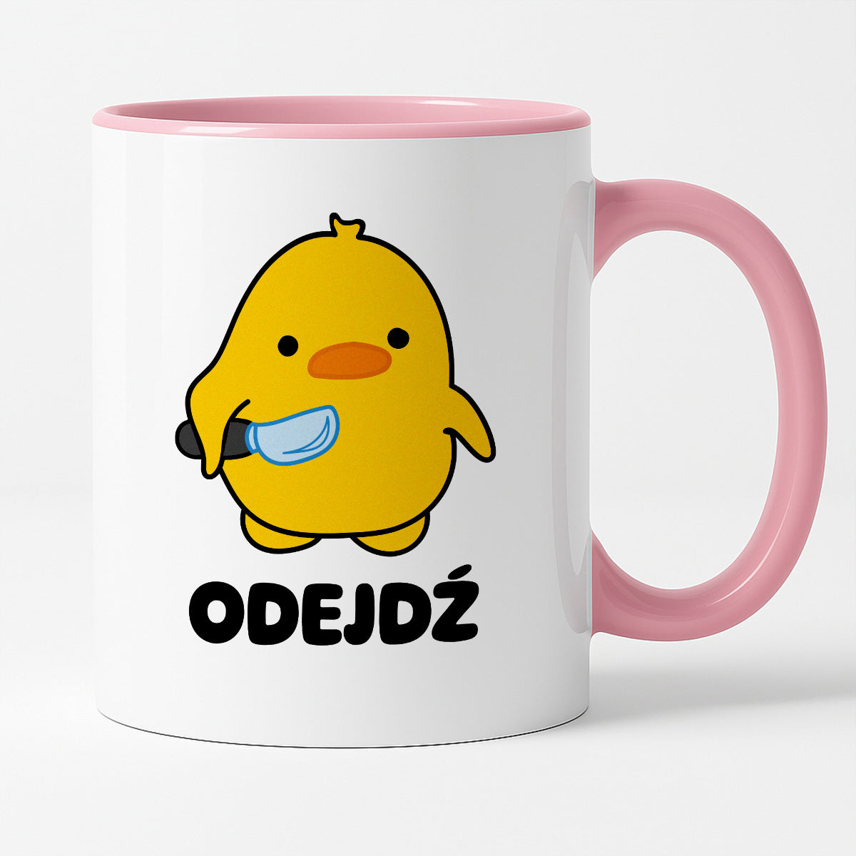 Kubek z nadrukiem - "Odejdź"