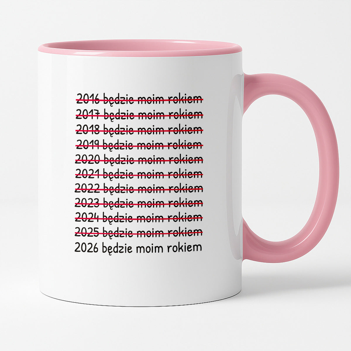 Kubek z nadrukiem - "2026 będzie moim rokiem"
