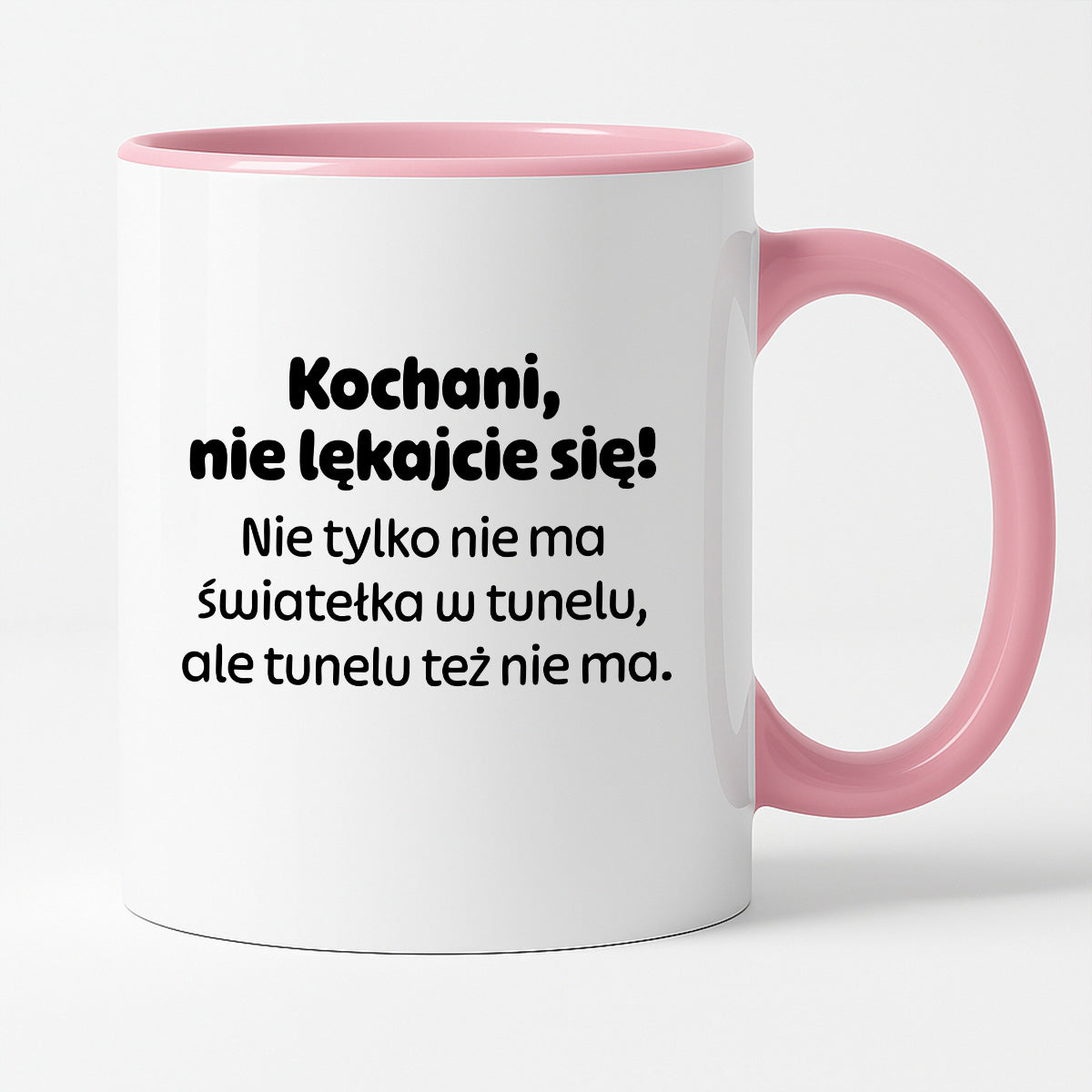 Kubek z nadrukiem - "Kochani nie lękajcie się!"