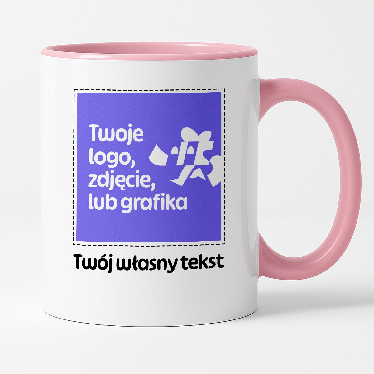 Kubek spersonalizowany z własnym zdjęciem / grafiką i podpisem