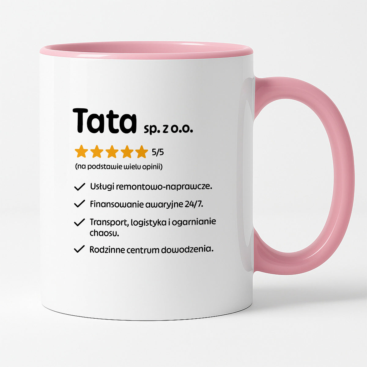 Kubek z nadrukiem - "Tata spółka z o.o."