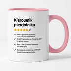Kubek z nadrukiem "Kierownik pierdolnika"