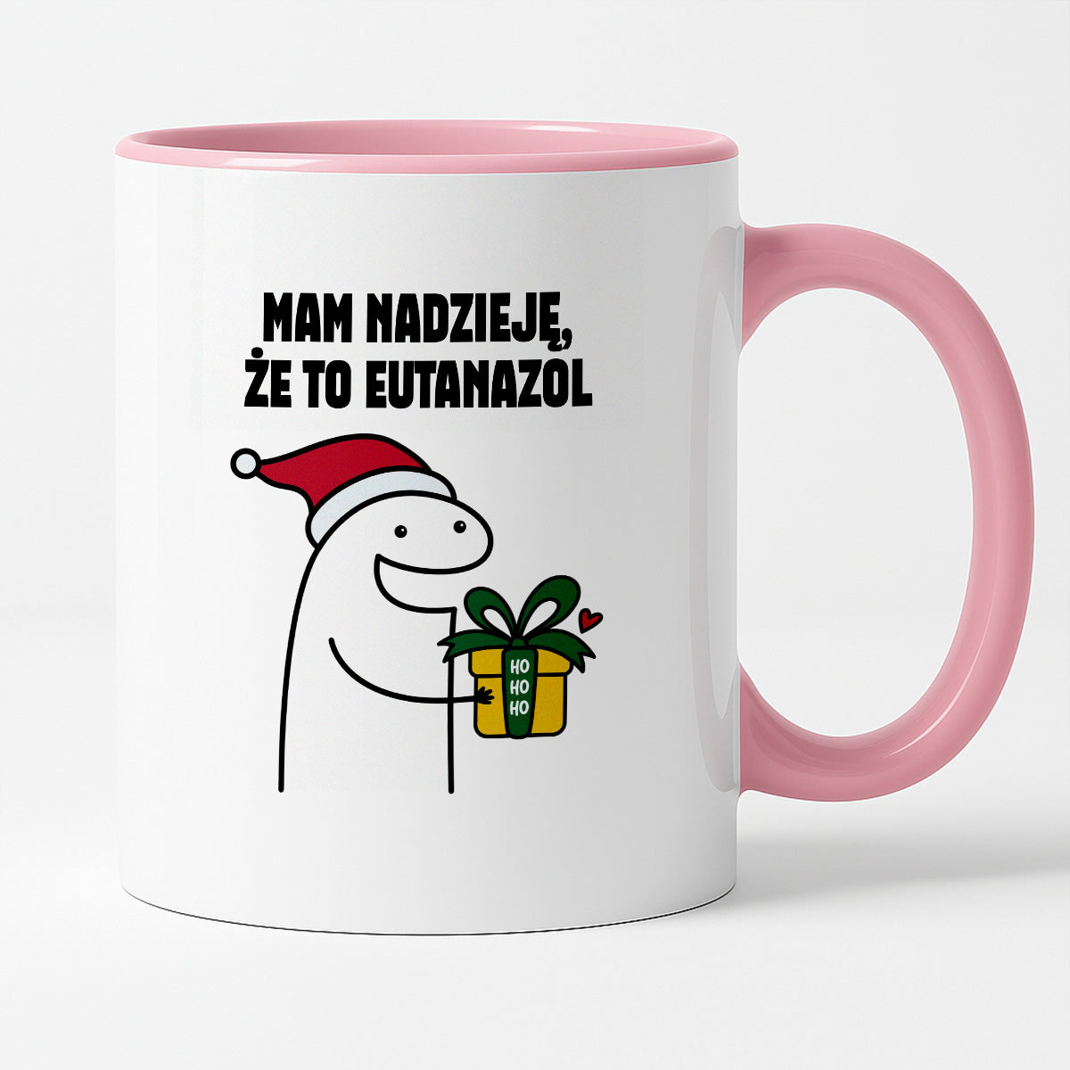 Kubek świąteczny mem "Mam nadzieję, że to Eutanazol"