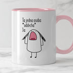 Kubek z nadrukiem "Ta jedna osoba:  *oddycha* Ja:"
