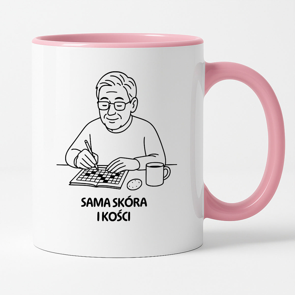 Kubek dla Babci / Dziadka - "Sama skóra i kości"